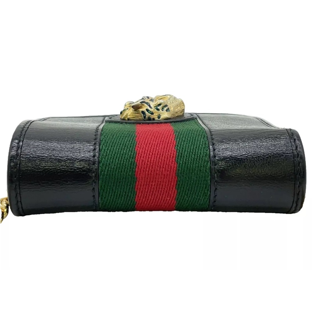 Gucci Rajah Chain-Link Accent Coin Pouch - Picture 4 of 16